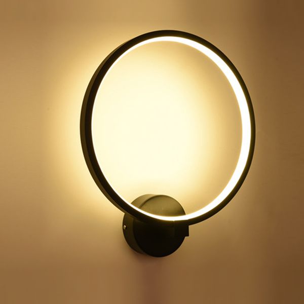 

wall lamp fixing device indoor round wall led lamp decorative lighting modern bedside corridor living room light