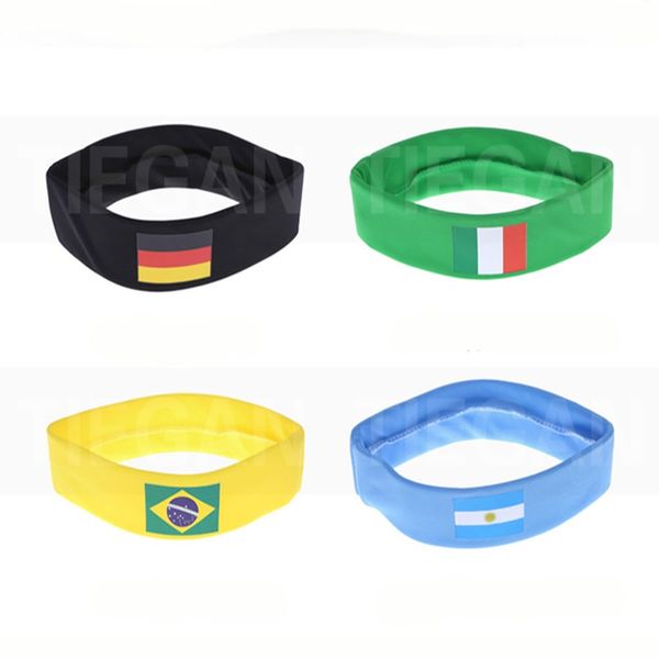 

national flag headband for 2018 would cup soccer fans ribbon hair band for yoga fitness party festival decoration supplies hh7-979