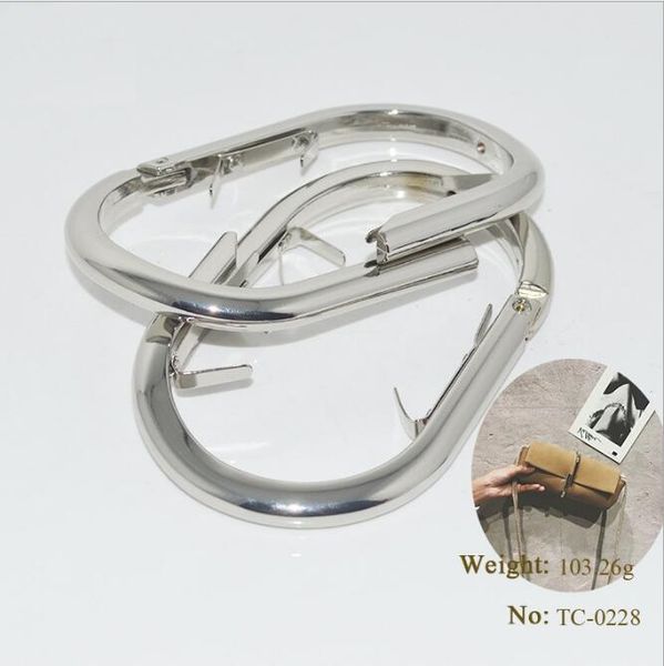 

5pcs/1lot) new luggage handbag leather hardware accessories alloy round clutch bag paper clip buckle accessories, Black