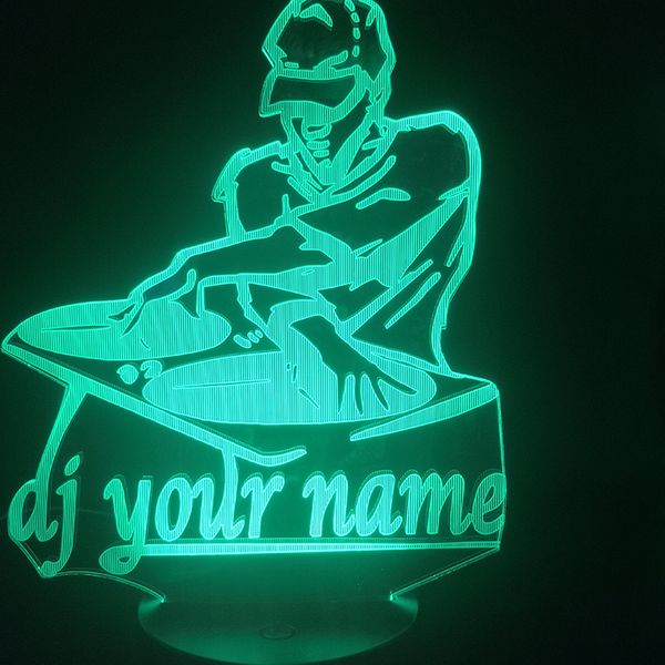 

3d lamp dj bar cool gift for for indoor decoration atmosphere directly supply bluetooth speaker base led night light lamp