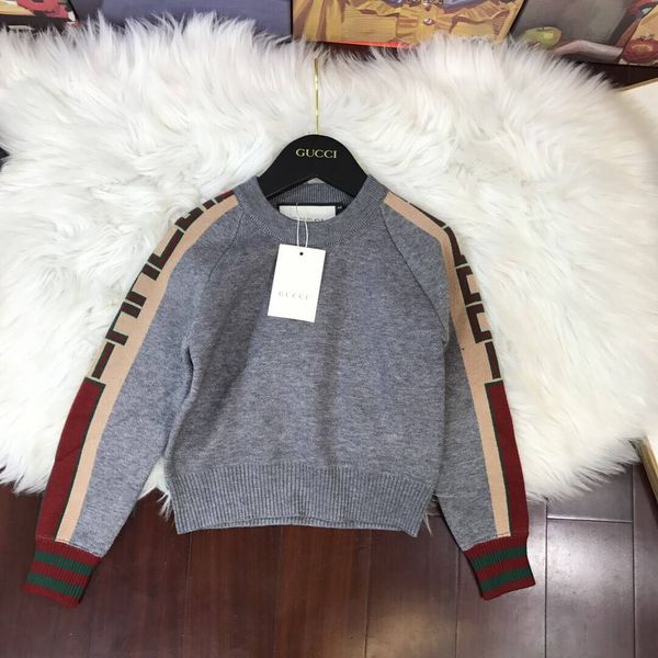 

De igner luxury boy weater 2019 autumn brand knitted pullover cardigan baby girl children dre e clothe kid infant 092006