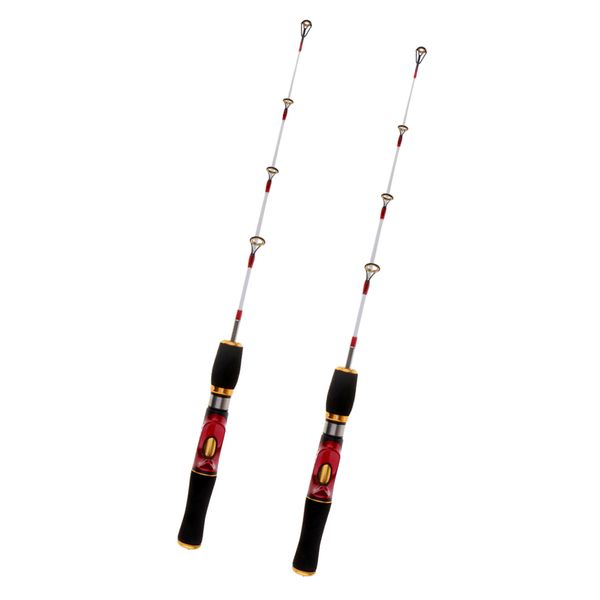

2pcs detachable ice rod micro spinning casting rod river shrimp fishing rods