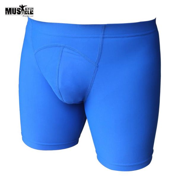 

muscle alive men's tight training shorts gym slim fit summer male workout bodybuilding skinny shorts fitness compression, White;black