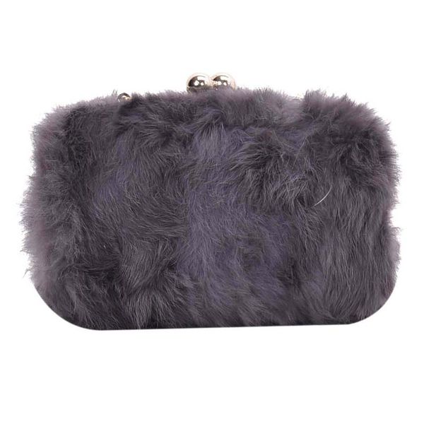 

european fashion lady 2019 winter new high qualit hair box package women's designer handbag chain shoulder messenger bag