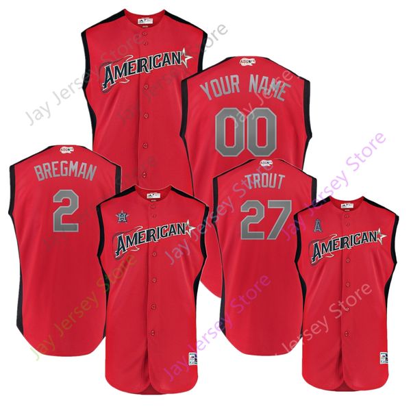 

2019 All-Star Jersey Gary Sanchez Carlos Santana DJ LeMahieu Alex Bregman Mike Trout George Springer Aaron Judge Jorge Polanco