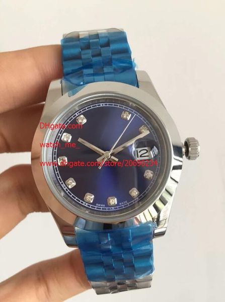 

4 style factory supplier luxury watch 41mm diamond 116300 asia 2813 movement automatic men's fashion wristwatches, Slivery;brown