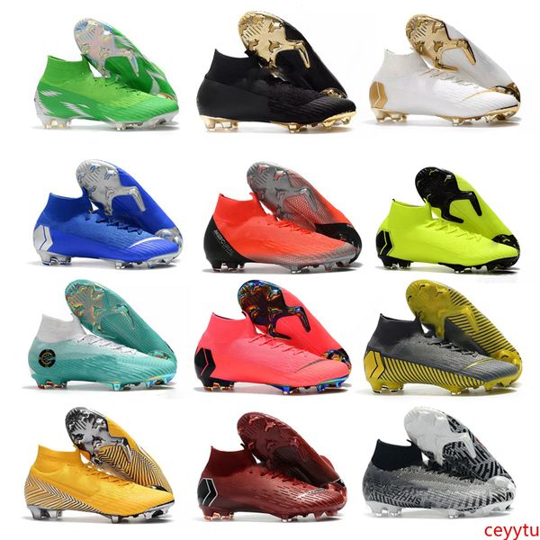 

new soccer shoes gold 2019 cr7 soccer cleats mercurial superfly men cr7 fg children ronaldo womens football boots