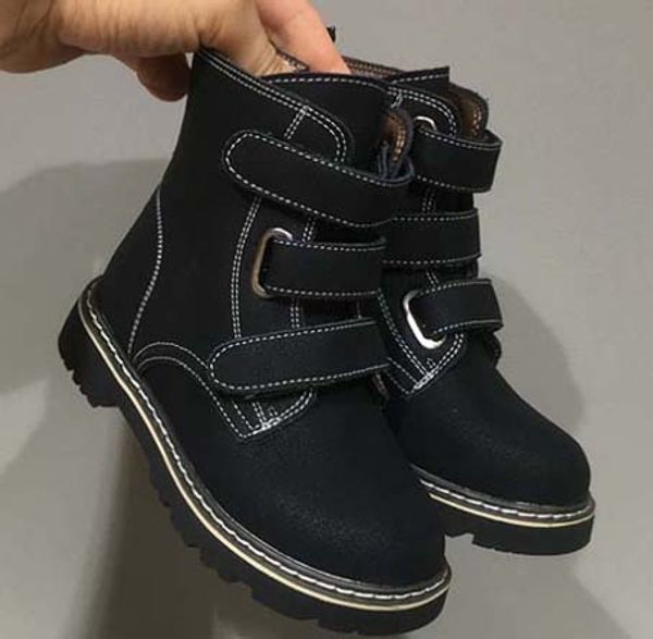 

quality 2019 woman brand boots real leather quality pointed flat shoes ankle boots martin boots fashion boot with box u14, Black;grey