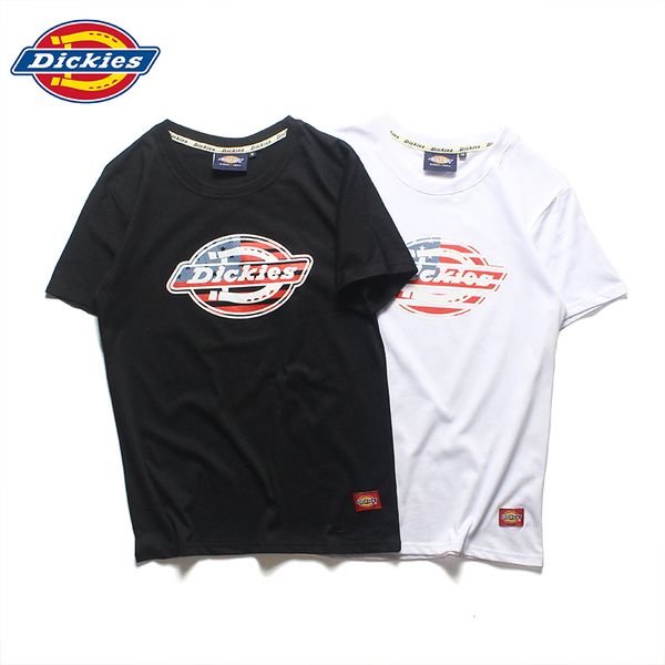 

dickies women mens designer t shirts fashion short sleeve t shirt letter mens tee couples wear