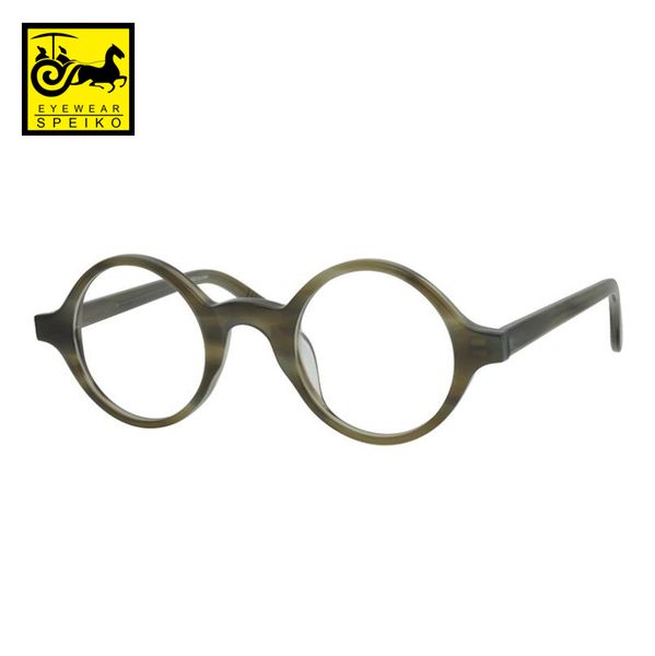 

wholesale-speiko frames round glasses for men and women 42mm careading glasses 1.74 lenses unti-blue light zolman, Black