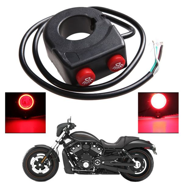 Motorcycle HandleBar Ligação Ligar / Desligado Botão Cabeça Nevoeiro Motor Peças