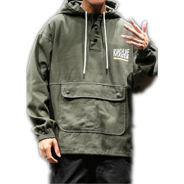 

brand new loose mens jackets fashion pullover casual jacket men long sleeve front pocket windbreaker coat breathable plus size m-5xl, Black;brown