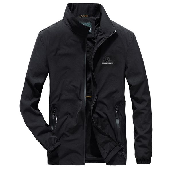 

2019 spring and autumn jacket men's casual sports trench coat youth coat outdoor windproof thin workwear 918, Black;brown