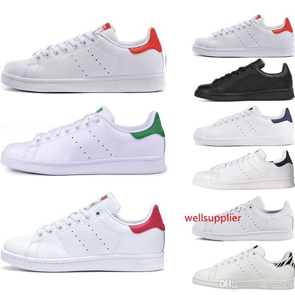 

boxquality с stan top оптовая продажа smith обувь бренд мужская женская повседневная кожа спортивные кроссовки скейтборд кроссовки размер eu