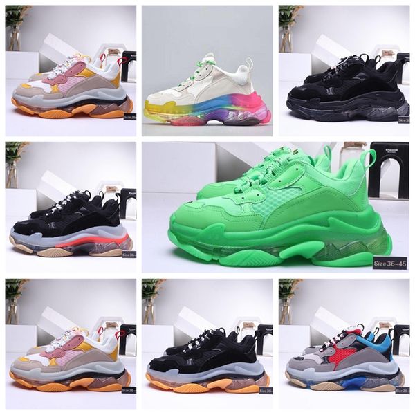 

b08 2020 17fw triple-s dad upcoming react element pack white sneakers brand men women trainer men women designer running shoes zapatos