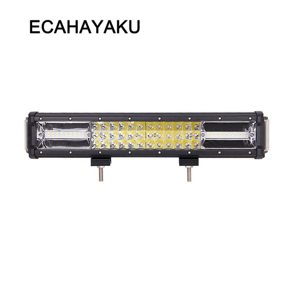 

ecahayaku 232w 16 inch new design 270 degree led light bar for offroad truck 4x4 atv car styling fog driving lights combo beam