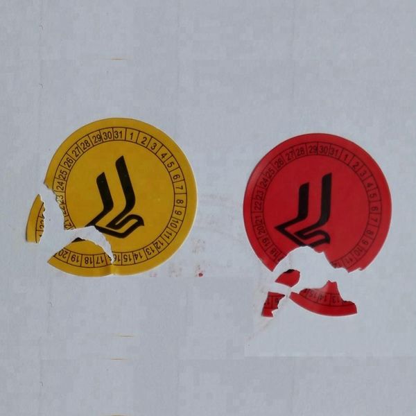 

printing paper adhesive fragile labels , self adhesive shipping labels customized fragile sticker