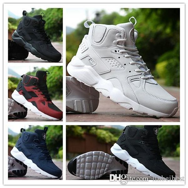 

2017 airs new huarache ii running shoes trainers for men outdoors sports shoes huaraches sneakers black us size 7-11 ing