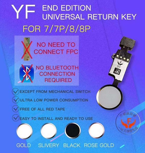 

новй yf ђнивеѬалного дома кнопка дл iphone 7 8 пл возвѬа кла кнопки обѬано о