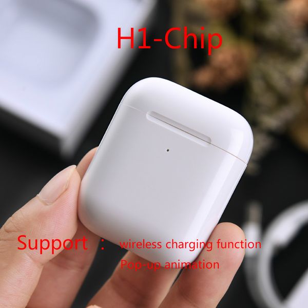 

Airpod generation 2nd wirele charging wirele bluetooth earphone headphone earbud head et with pop up window