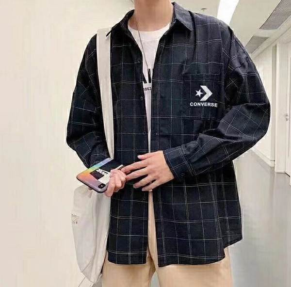 

new brand designer men shirt for girls fishion shirt long sleeve shirt luxury spring designer plaid print tees xxx 2033109h, White