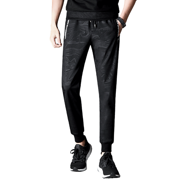 

running pants men soccer training joggings football cropped full pant sports fitness trousers printing pocket sweatpants, Black;blue
