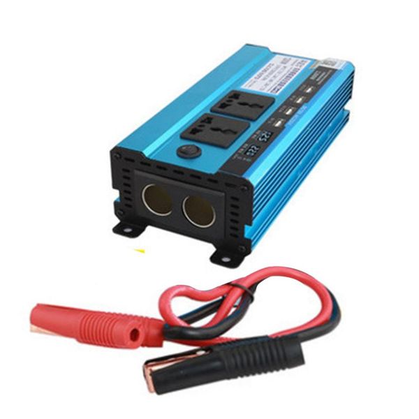 

2200w 12v to 220v / 24v to 220v car power inverter converter charger adapter usb voltage transformer modified sine wave