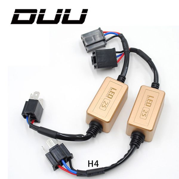 

duu error canbus decoder for led car bulb headlight h4 h7 h11 h13 9005 9006 wiring harness adapter warning canceller