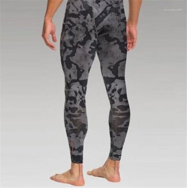 

leggings gym mens jogging and running sweatpants camouflage mens fitness pants breathable quick dry skinny training, Black