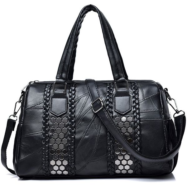 

studded tassel handbag handbag fashion ladies messenger bag tote