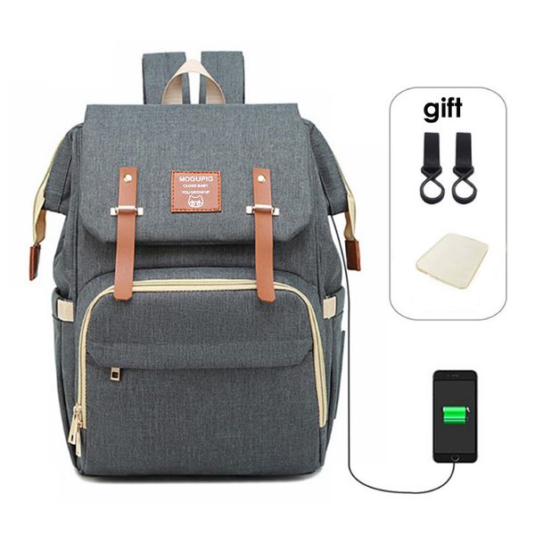 

baby diaper bag backpack mummy daddy usb backpack stroller nappy bag waterproof oxford handbag nursing bags kits maternity bags