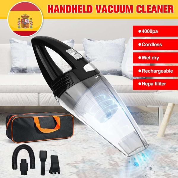 

120w car vacuum cleaner high suction for car wet and dry dual-use vacuum cleaner handheld 12v mini black