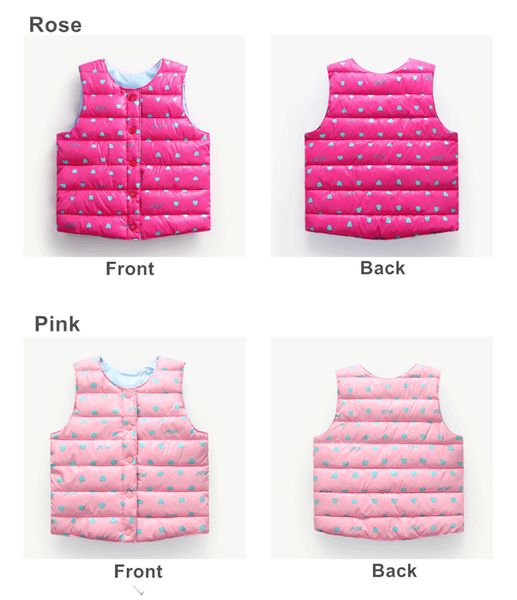 

baby vest colete infantil toddler winter clothes kids tales hearts print waistcoats cute winter girls vest fit for 1-8 years, Camo