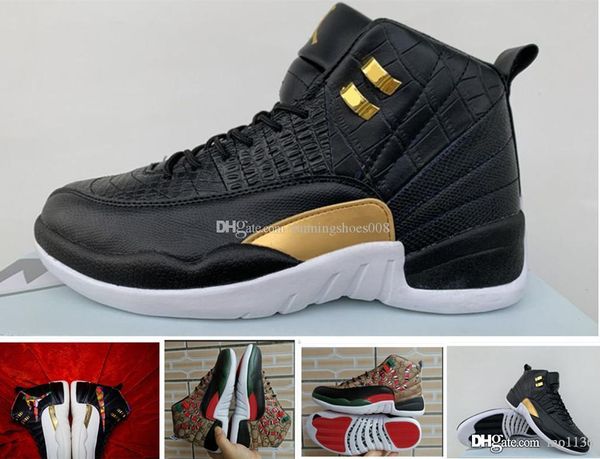 

12 snake 12 midnight black wmns brown black serpentine cny casual shoes 12s game royal cny xii taxi international 40-47