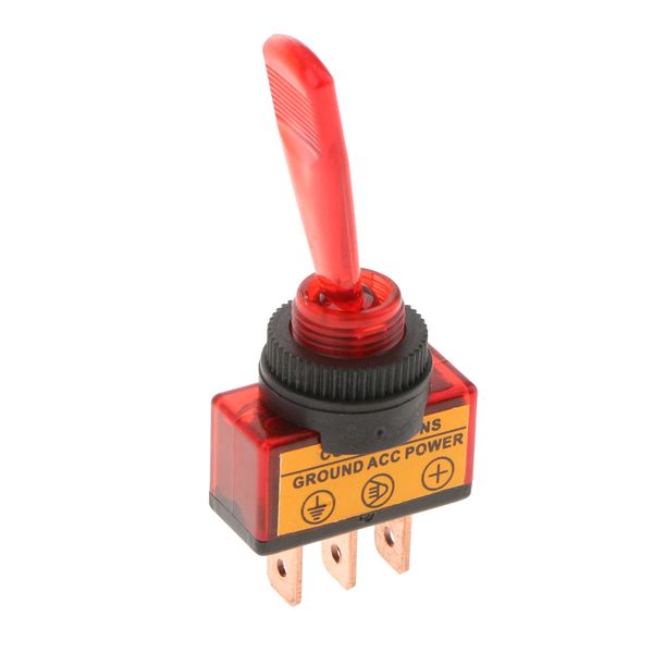 

marine toggle switch with led 12v 20a car motorcycle modification switch