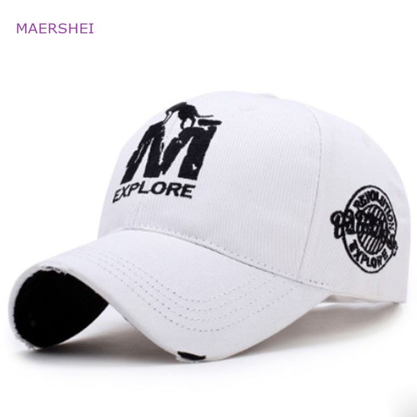 

maershei fashion couple embroidered baseball cap men's outdoor sports hat ladies sunscreen visor cap, Blue;gray