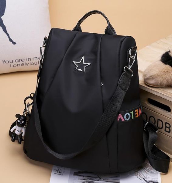 

backpack women 2020 new fashion new version of the trendy oxford cloth canvas single shoulder dual-purpose travel backpack