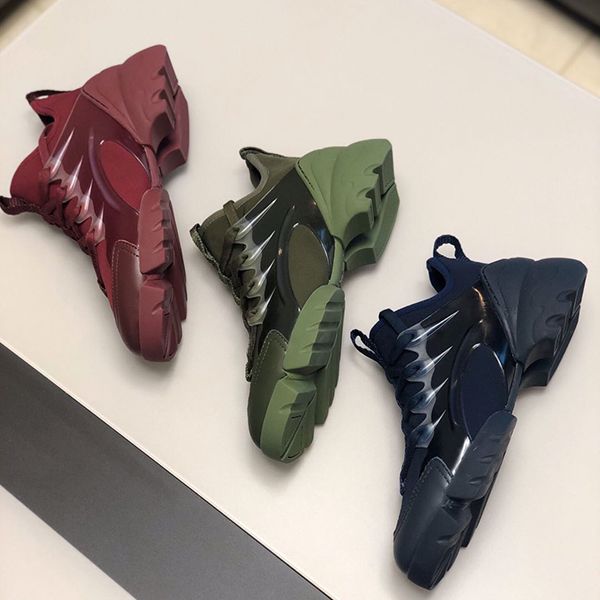 

women connect sneaker grosgrain ribbon sole shoes lady triple-s sneakers designers blue khaki transparen breathable neoprene 5cm casual shoe, Black