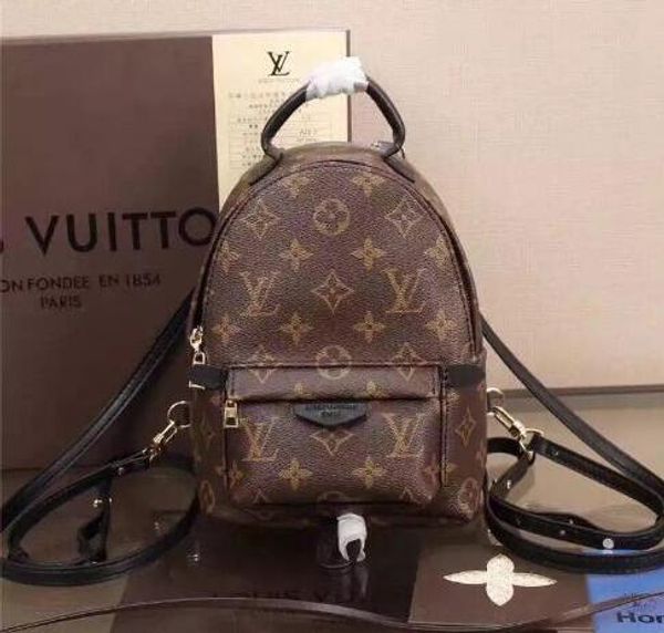 

горячие продажи кожаный рюкзак сумка женщины мини рюкзаки дизайнеры мода повседневная женская задняя упаковка школьный мешок сумки