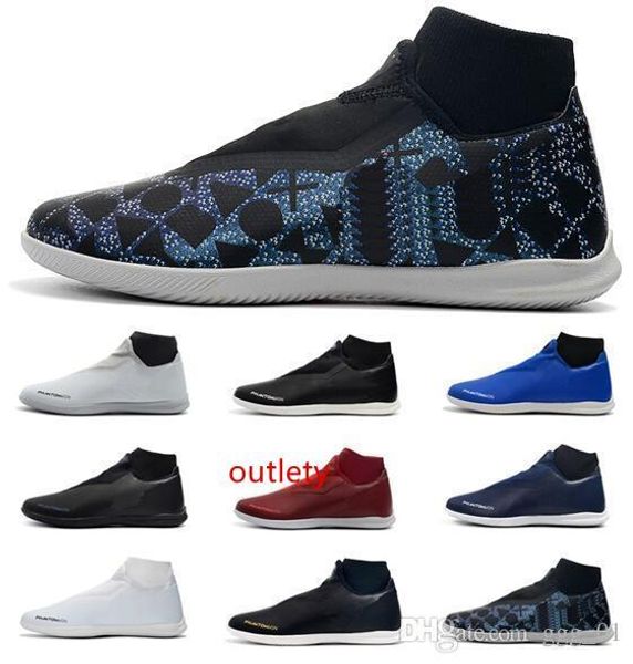 

2019 new world cup mens football boots react phantom vsn pro df ic soccer shoes acc superfly indoor cristiano ronaldo soccer cleats