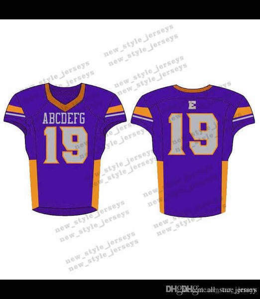 

56men 2019 youth football jerseys army green wine red embroidery logos stitched custom any name any number jerseys, Black;red