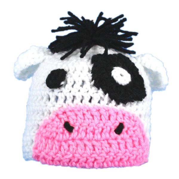 Crochet petit pompon grosses hat photo prop cadeau baby shower