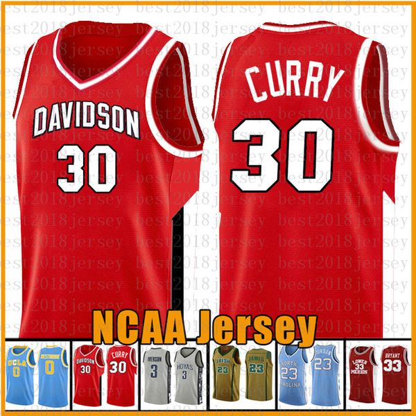 

red 30 stephen ncaa curry davidson wildcats college basketball jersey 3 dwyane 25 wade rodman richards marquette golden eagles awfcew, Black