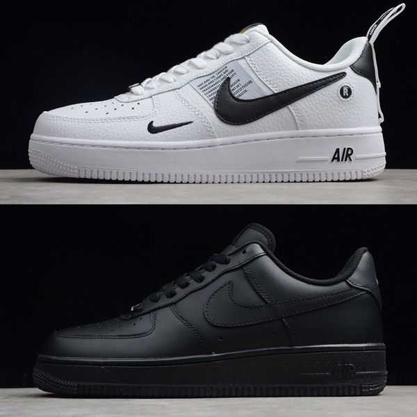 

buy brand airlis mens womens fashion designer shoes sneakers af1 all white black forces 1 one low high ing