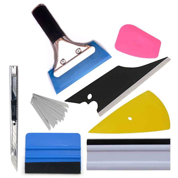 

5pcs/8pcs car window tint wrapping vinyl tools squeegee scraper applicator kits m8617
