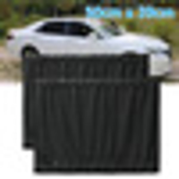 

2xcar van suv window curtain uv sunshade visor kit universal&adjustment 50*39cm