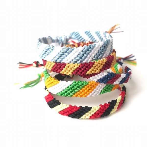 

olympic theme weave bracelet manual weave colour national flag element bracelet color, Golden;silver