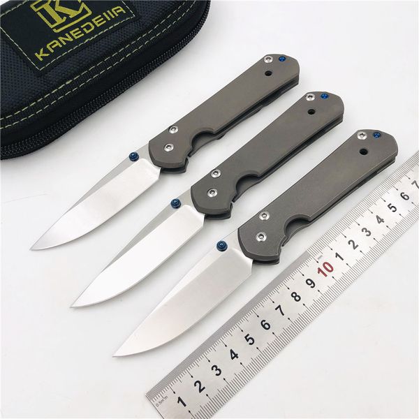 

Kanedeiia small sebenza 21 plain folding knife s35vn blade titanium handle camping hunting survival pocket fruit knives EDC tool