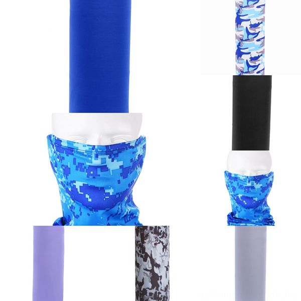 

zhwcj stock 3d sport scarf skull headband fishing neck bandanas shield face mask bicycle bandana headwear ring scarf bicycle balaclava, Black