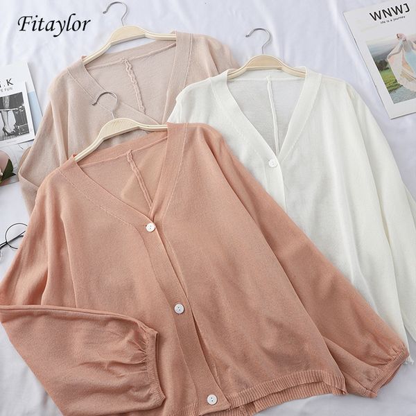 

fitaylor 2019 новый женский вязаный жакет женский летний однобортный кондиционер короткая рубашка тонкое черное пальто, Black;brown